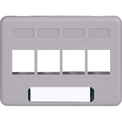 ICC 4-port NEMA Furniture Faceplate