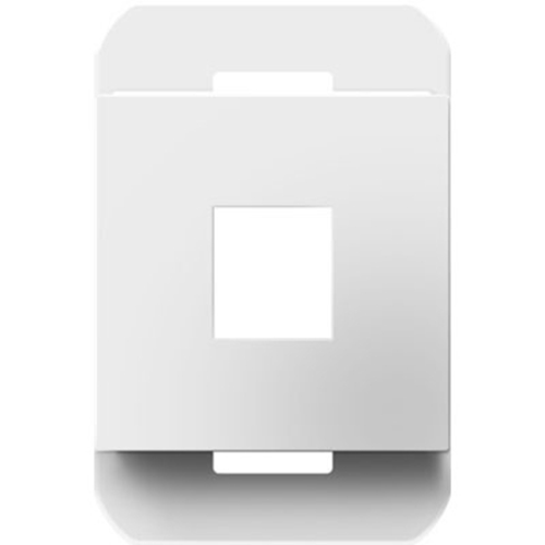 On-Q/Legrand 1-Port Keystone Frame, White