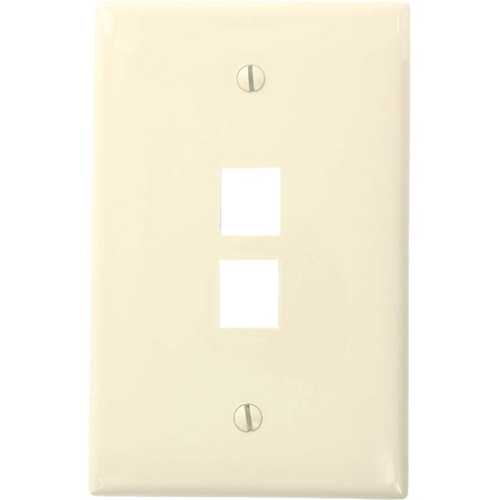 Leviton QuickPort 41091-1TN Single Gang Faceplate