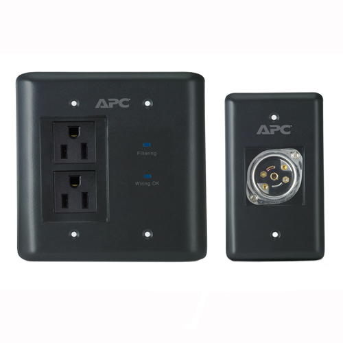 APC by Schneider Electric INWALLKIT-BLK AV In-Wall Power Filter and Connection Kit