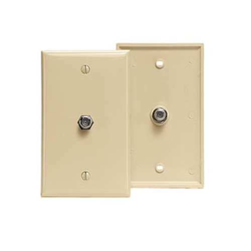 Leviton 80781-00T Coaxial Faceplate