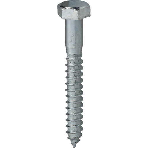 1/4x3-Hex-Head-Lag-Bolts-Zinc-Plated Sold Per 100