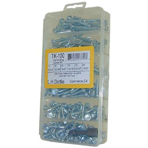 Dottie Self Drilling Screw Kits - Zinc Plated PC 4810