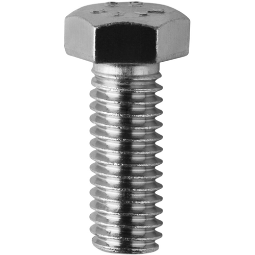 1/4 X 3 Hex Head Tap Bolts Zinc Plated 100 Pack