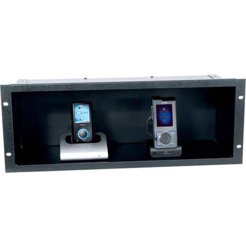 Middle Atlantic Mounting Shelf for Media Player, Satellite Radio - Black