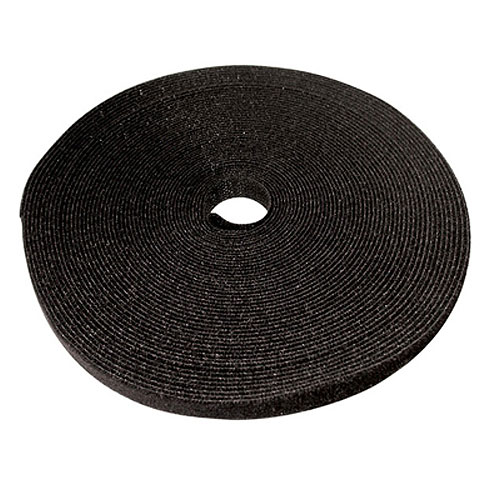 Eclipse 902-035 1/2in Wide Hook And Loop Tape Black 50ft