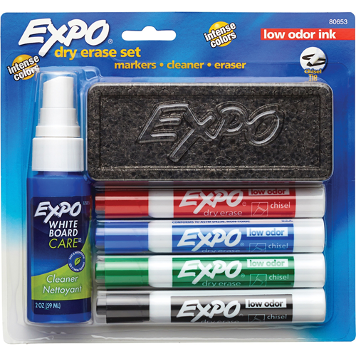 Expo Low-Odor Dry-erase Set