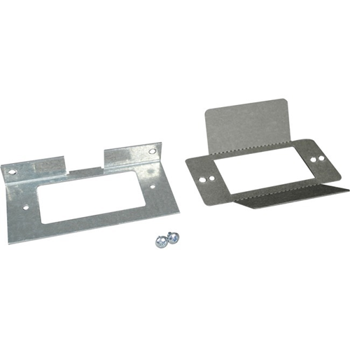 Wiremold RFB2GFI Mounting Plate for Receptacle, Audio/Video Device, Communication Module, Floor Box - Gray