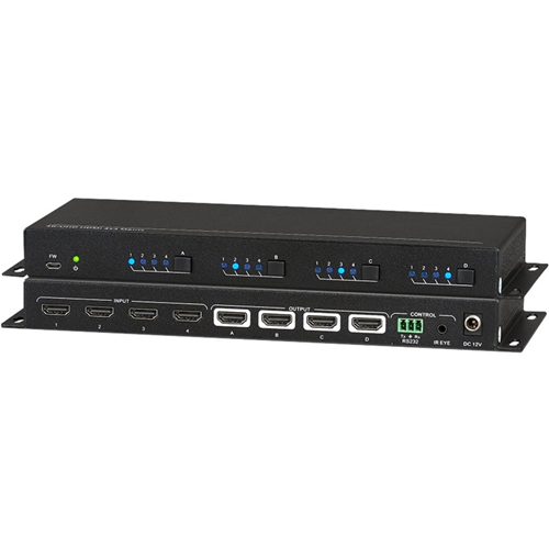 KanexPro 4x4 HDMI 4K/60 Matrix Switcher