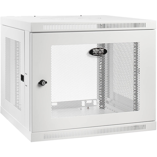 Tripp Lite Wallmount Rack Enclosure Cabinet 9U Switch Depth Deep White