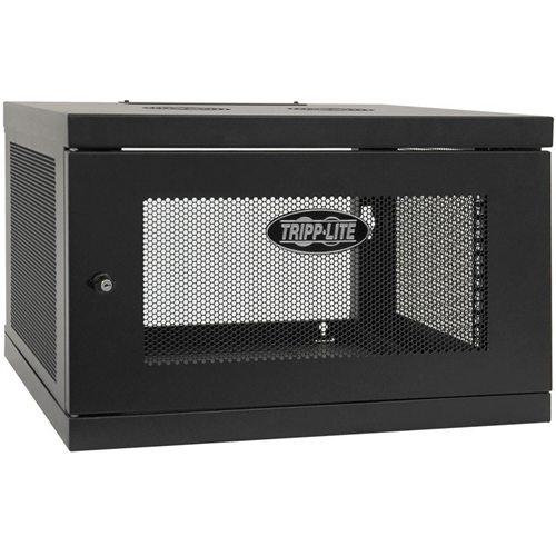 Tripp Lite 6U Wall Mount Rack Enclosure Cabinet Knock Down w/Doors & Sides