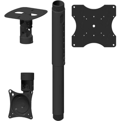 Pelco PMCL2-CMPL Ceiling Mount for Flat Panel Display - Black