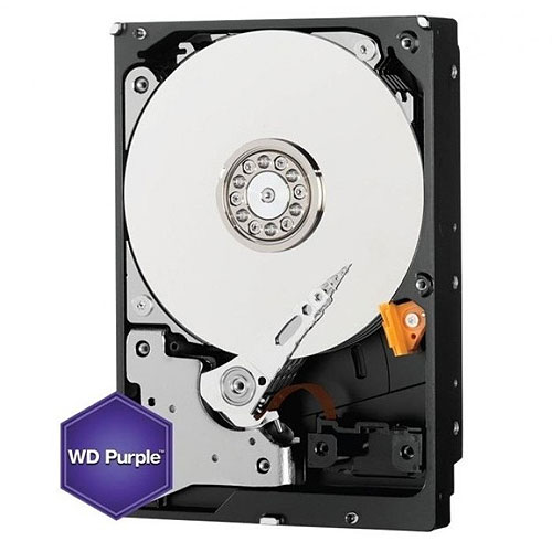 Western Digital 6TB WD Purple Surveillance Internal Hard Drive HDD - SATA 6 Gb/s, 64 MB Cache, 3.5