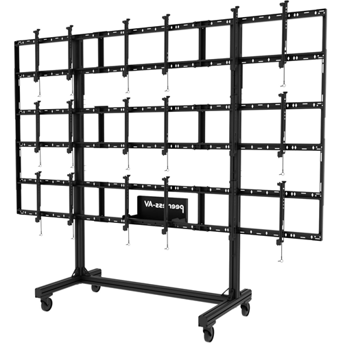 Peerless-AV Portable Video Wall Cart 2x2, 3x2 or 3x3 Configuration For 46