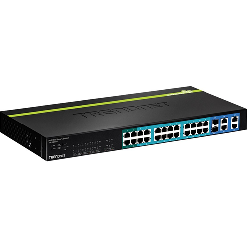 TRENDnet 24-Port 10/100Mbps Web Smart PoE Switch