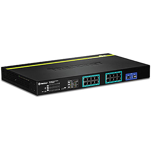 TRENDnet 16-Port Gigabit Web Smart PoE+ Switch