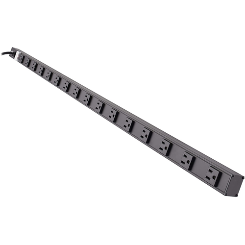 Tripp Lite 16 Outlet Power Strip 5-15R 15' Cord Vertical 5-15P 48