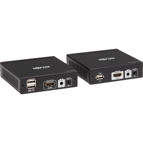 Tripp Lite HDMI HDBaseT KVM Console Extender Over Cat6 2 USB IR 4K @ 30Hz