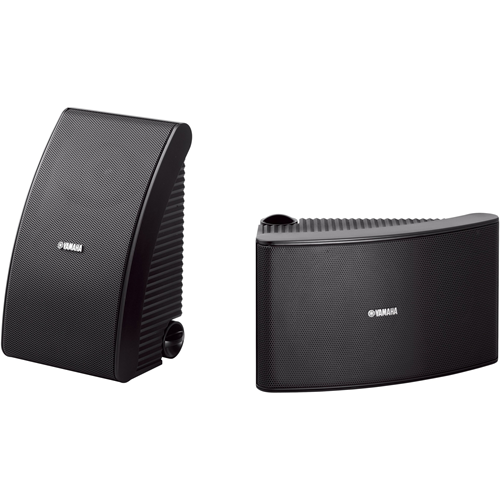 Yamaha All Weather NS-AW392 2-way Bookshelf, Desktop Speaker - 40 W RMS - Black