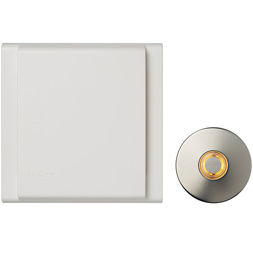 Line Voltage Wired Doorbell W/Led Lighted Satin Ni