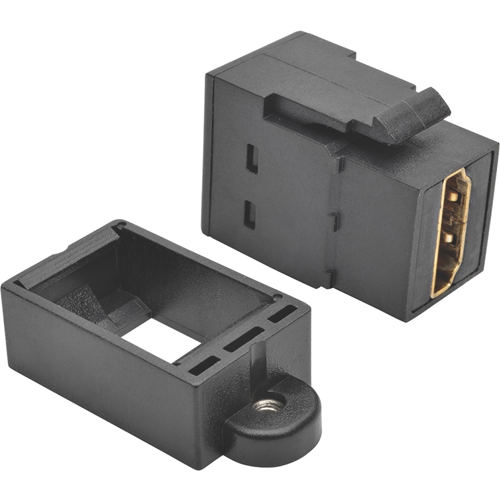 Tripp Lite HDMI Coupler Keystone Panel Mount F/F Black