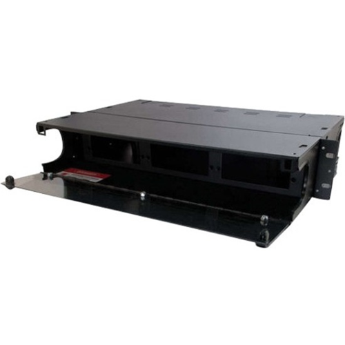 Quiktron 2u 6-Panel Rackmount Fiber Optic Enclosure (TAA Compliant)