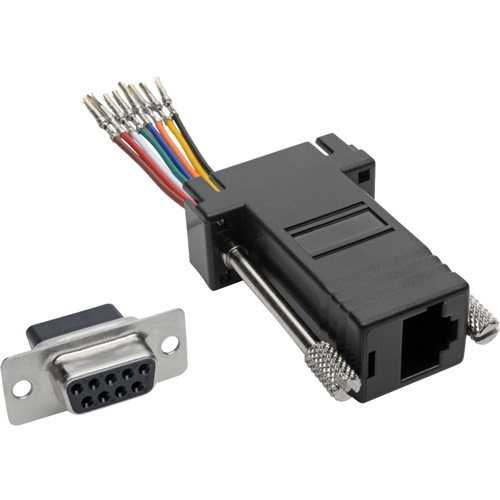 Tripp Lite DB9 to RJ45 Modular Serial Adapter F/F RS-232 RS-422 RS-485