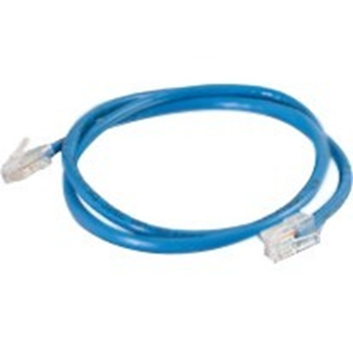 Quiktron 25ft VALUE Series Cat6 Non-Booted Patch Cord - Blue