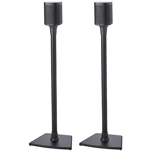 Sanus WSS22-B1 Pair of Wireless Speaker Stands Designed For Sonos One, Sonos One SL, Play:1 And Play:3