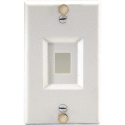 Legrand-On-Q Keystone Wall Phone Plate, Stainless Steel