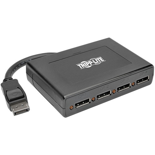 Tripp Lite 4-Port DisplayPort Multi Stream Transport MST Hub 4K x 2K DP 1.2 to DP