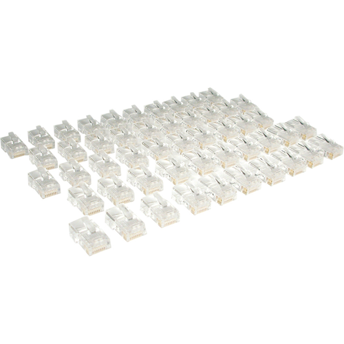 Tripp Lite Cat5e Cat5 RJ45 Modular In-Line Connectors Standard 50 Pack TAA