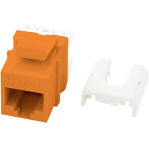 Legrand-On-Q Quick Connect Cat 5e RJ45 Keystone Insert, Orange (M10)