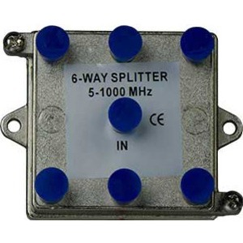 Legrand-On-Q 6-Way Vertical Coax Splitter, 1 GHz