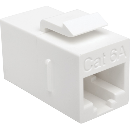 Tripp Lite Cat6a Straight-Through Modular In-Line Snap-In Coupler (RJ45 F/F)