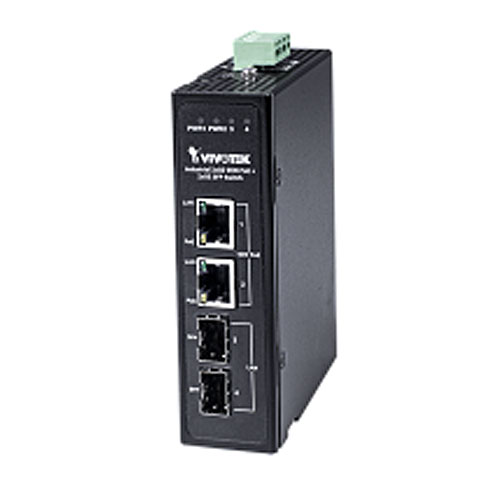 Vivotek Industrial 2x 95W PoH/PoE + 2xSFP Switch